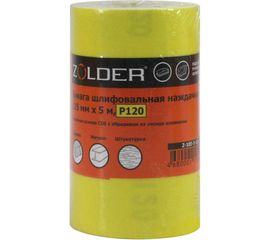Бумага шлифовальная наждачная (5 м; 115 мм; Р120) ZOLDER Z-105-5-120 