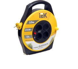 Удлинитель на катушке IEK 4х10м УК10 с термозащитой 2х0.75 Garden WKP23-06-04-10 277730 