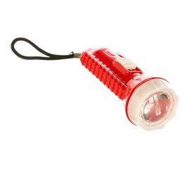 Фонарь, красный, 1LED, линза, 1 режим, 3xAG10, пластик Ultraflash 920-TH 12858 
