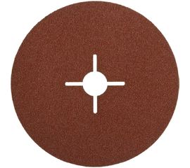 Круг шлифовальный ПРОФИ фибровый (5 шт; 125х22 мм; P100) для УШМ Зубр 35585-125-100 