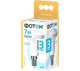 Светодиодная лампа ФОТОН LED R50 7W E14 3000K 24073 