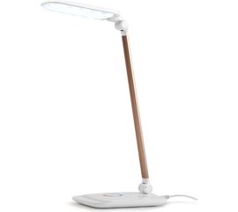 Настольный светильник ЭРА NLED-460-14W-W-G белый с золотом Б0028438 