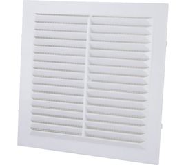 Неразъемная решетка с москитной сеткой TDM 150х150 мм белая SQ1807-0086 