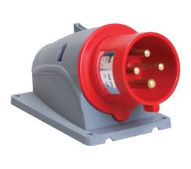 Стационарная вилка IEK ССИ-524 32А-6ч/380-415В 3Р+РЕ IP44 MAGNUM PSN52-032-4 