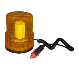 Импульсный маяк ДАЛИ-авто 12V светодиодный, магнит + стационар. желтый DA-01822 