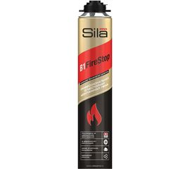 Огнестойкая профессиональная монтажная пена Sila Pro B1 Firestop, 750 мл SPFR45 