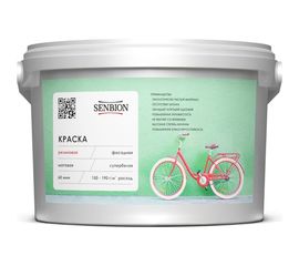 Резиновая фасадная краска супербелая SENBION 5 л S-Кр-15706/5 