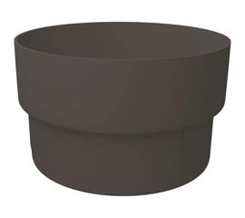 Соединительная муфта трубы GrandLine ПВХ, графит RAL 7024 