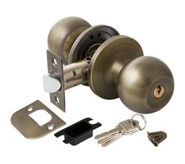 Ручка защелка PUNTO 6072 MAB-E кл./фик. мат. бронза 34229 