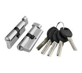 Цилиндровый механизм с вертушкой PUNTO A202/120 mm 55+10+55 SN мат. никель 5 кл. 33949 