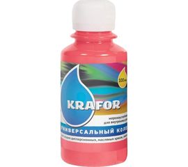 Универсальный колер Krafor № 9 розовый 0.1 л 32158 