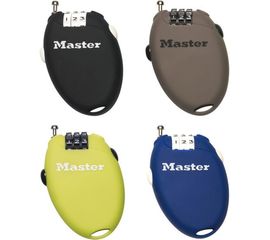 Кодовый замок с автомат. тросом MasterLock 4603EURD 