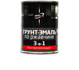 Быстросохнущая грунт-эмаль OPTIMA 3 в 1 0,8кг белая 11598027 