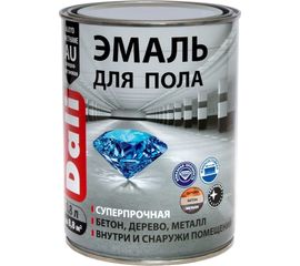 Эмаль для пола DALI красно-коричневая 0,8 л 6 55001 