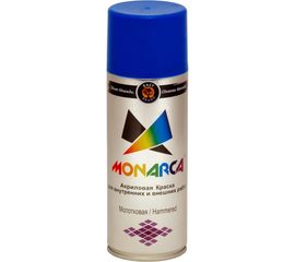 Аэрозольная краска MONARCA молотковая Синий 60018 