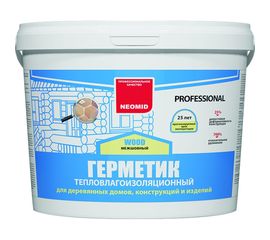 Строительный герметик Neomid Professional 3 кг, медовый Н -ГермPROF-3/мед 