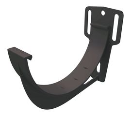 Кронштейн желоба GrandLine slider ПВХ, графит RAL 7024 