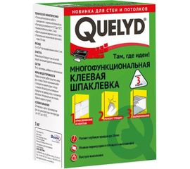 Многофункциональная клеевая шпаклевка 1 кг QUELYD 30602867 