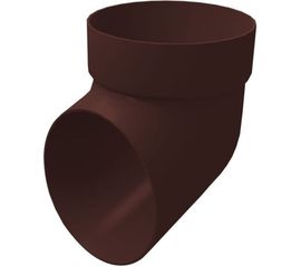 Сливное колено GrandLine ПВХ, шоколадное RAL 8017 