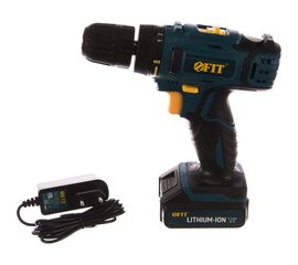 Аккумуляторная дрель-шуруповерт FIT 80186 