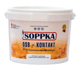 Адгезионный грунт SOPPKA OSB-Kontakt 3 кг СОП-Контакт3 