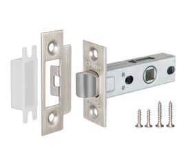 Врезная защелка PUNTO L45-8 SN мат.никель 36921 