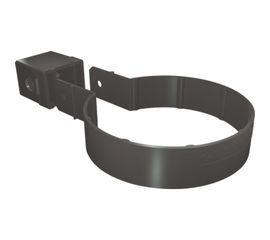 Хомут трубы GrandLine Kliker Premium ПВХ, графит RAL 7024 