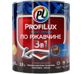 Грунт-эмаль Profilux по ржавчине 3в1 синяя 0,9 кг Н0000003502 