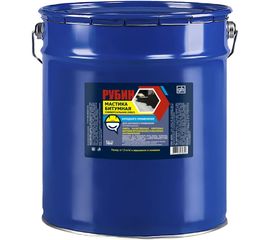 Битумная универсальная мастика GOODHIM РУБИН GH, 16 кг 70842 