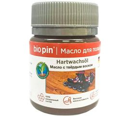 Масло для пола с твердым воском BIO PIN 1910 Hartwachsol в цвете прозрачный желто-коричневый 45 мл 19106F102 