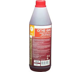 Огнебиозащитный состав для древесины APIS FIRE PROTECTION БАРЬЕР Эконом, бутылка 1 кг 4665296512383 