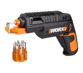 Отвертка аккумуляторная WORX WX255 SD Slide Driver, 4В, ЗУ, набор бит (6 шт) 
