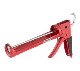 Пистолет для выдавливания силикона INTERTOOL 225мм, с обрезиненной рукояткой HT-0023 