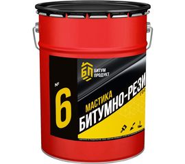 Битумно-резиновая мастика БИТУМ ПРОДУКТ 20 кг BP-6 