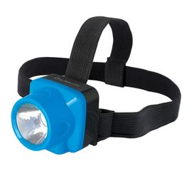 Аккумуляторный налобный фонарь Ultraflash LED5375 220В, голубой, 1 Ватт LED, 2 режима, пластик, бокс 14252 