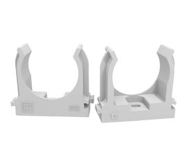 Крепеж-клипса Промрукав для труб для монтажного пистолета серая в п/э д32 25 шт PR13.0122 