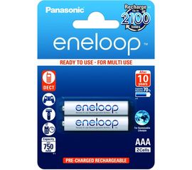 Аккумуляторы Panasonic eneloop BK-4MCCE/2BE 750mAh AAA R03 BL2 7696 