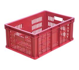 Ящик Тара.ру п/э 600х400х250 1,6кг, с перфорацией, красный 00375 