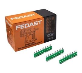 Гвозди Fedast 3.0х32 мм усиленные для монтажного пистолета fd3032eg 