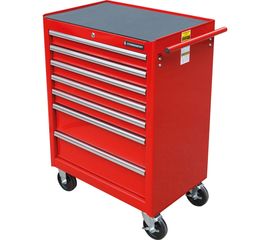 Инструментальная тележка Станкоимпорт на колесах 7 ящиков красная BTD-270071CS 