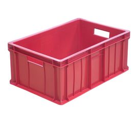 Ящик Тара.ру п/э 600х400х250 2,2кг, сплошной, красный 00960 