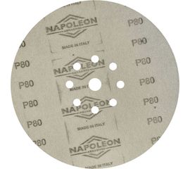 Шлифовальный круг на липучке ABRAFORM Giraffe GOLD 225 мм, 9 отв., Р80 AF-GG-80 