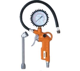 Пистолет с манометром для подкачки шин Кратон TIG-02 3 01 02 035 