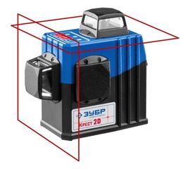 Линейный лазерный нивелир ЗУБР Крест-2D Профессионал 34907 