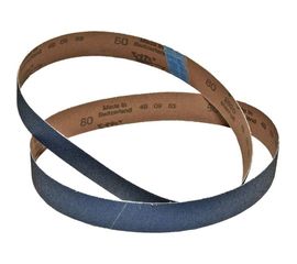 Лента шлифовальная абразивная (2 шт; 30x533 мм; P80) для ленточного напильника ABRAFORM sm-30-533-80 