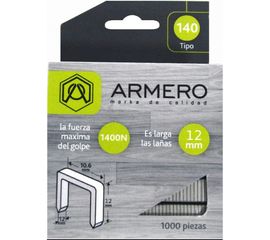 Скобы (1000 шт; 12 мм; тип 140) для степлера ARMERO A312/013 