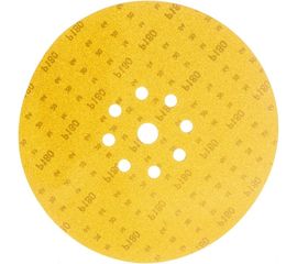 Шлифовальный круг на липучке ABRAFORM Giraffe GOLD 225 мм, 9 отв., Р180 AF-GG-180 