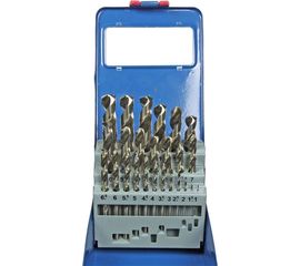 Сверла по металлу (25 шт; от 1 до 13 мм; шаг 0.5 мм; HSS) EКТО DN-004 