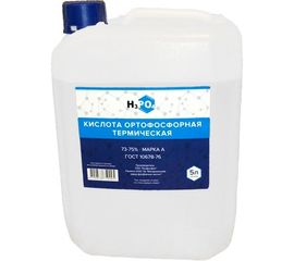 Кислота ортофосфорная 5 л 73-75% класс А Connector KIPA-75-5000 