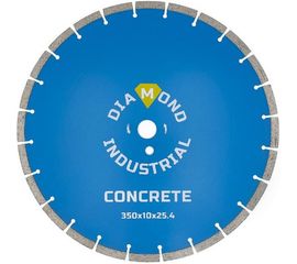 Диск алмазный сегментный по бетону (350х25.4 мм) Diamond Industrial DIDC350 